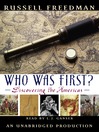 Who Was First?